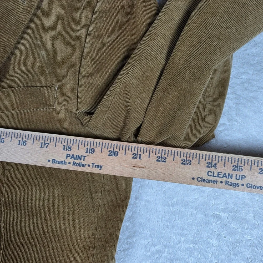 Brooks Brothers Regent Fit Mens 42R Beige Stretch Corduroy L/S Button Up Blazer